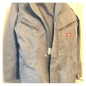 Dickies Long sleeve coveralls, gray, 40 short